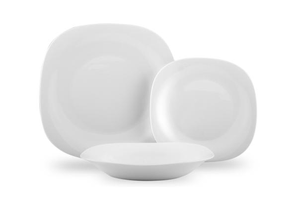 Parma Tellerset Bormioli Rocco Opalglas - 18tlg.